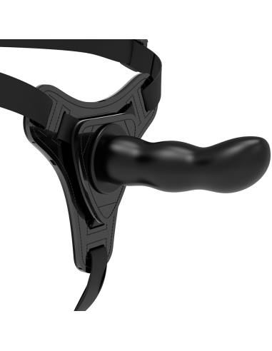 FETISH SUBMISSIVE HARNESS - PUNTO G IN SILICONE NERO 16 CM